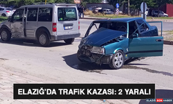 Elazığ’da Trafik Kazası: 2 Yaralı