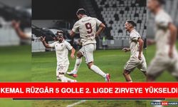 Kemal Rüzgâr 5 Golle 2. Ligde Zirveye Yükseldi