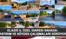 Elazığ İl Özel İdaresi Sahada: Yatırım ve KÖYDES Çalışmaları Sürüyor