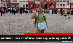 Ordu’da 121 Bin 557 Öğrenci Ders Başı Yaptı