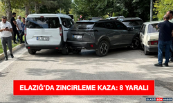 Elazığ’da Zincirleme Kaza: 8 Yaralı