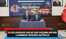 Uluslararası Hazar Şiir Akşamları’nın Lansmanı Gerçekleştirildi