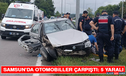 Samsun'da Otomobiller Çarpıştı: 5 Yaralı