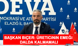 Başkan Biçer: Üreticinin Emeği Dalda Kalmamalı