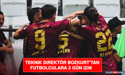 Teknik Direktör Bozkurt’tan Futbolculara 2 Gün İzin