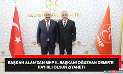 Başkan Alan’dan MHP İl Başkanı Oğuzhan Demir’e Hayırlı Olsun Ziyareti