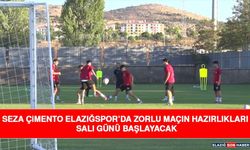 Seza Çimento Elazığspor’da Zorlu Maçın Hazırlıkları Salı Günü Başlayacak