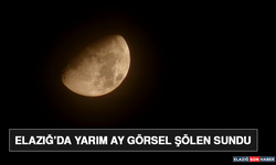 Elazığ’da Yarım Ay Görsel Şölen Sundu