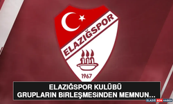 Elazığspor Kulübü Grupların Birleşmesinden Memnun…