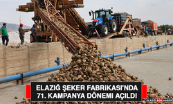 Elazığ Şeker Fabrikası'nda 71. Kampanya Dönemi Açıldı
