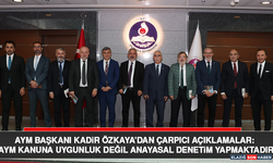 AYM Başkanı Kadir Özkaya’dan Çarpıcı Açıklamalar: AYM Kanuna Uygunluk Değil Anayasal Denetim Yapmaktadır