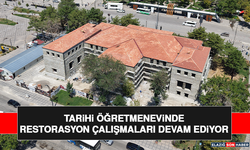 Tarihi Öğretmenevinde Restorasyon Çalışmaları Devam Ediyor