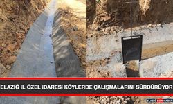 Elazığ İl Özel İdaresi Köylerde Çalışmalarını Sürdürüyor