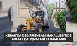 Keban’da Değirmenbaşı Mahallesi’nde Asfalt Çalışmaları Tamamlandı