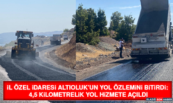 İl Özel İdaresi Altıoluk’un Yol Özlemini Bitirdi: 4,5 Kilometrelik Yol Hizmete Açıldı