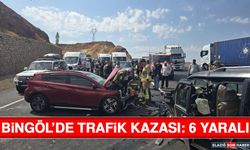 Bingöl’de Trafik Kazası: 6 Yaralı