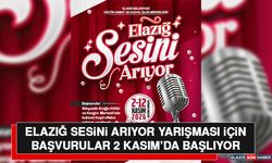 Elazığ Sesini Arıyor Yarışması İçin Başvurular 2 Kasım’da Başlıyor
