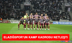 Elazığspor’un Kamp Kadrosu Netleşti