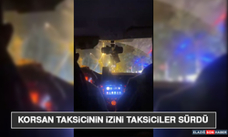 Korsan Taksicinin İzini Taksiciler Sürdü