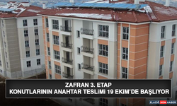 Zafran 3. Etap Konutlarının Anahtar Teslimi 19 Ekim’de Başlıyor