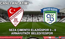 Seza Çimento Elazığspor 3 – 0  Arnavutköy Belediyespor