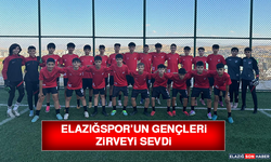 Elazığspor’un Gençleri Zirveyi Sevdi