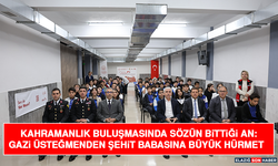 Kahramanlık Buluşmasında Sözün Bittiği An: Gazi Üsteğmenden Şehit Babasına Büyük Hürmet