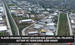 Elazığ Organize Sanayi Bölgesi’nde Şiddetli Sel Felaketi: Altyapı ve Tesislerde Ağır Hasar