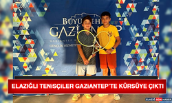Elazığlı Tenisçiler Gaziantep’te Kürsüye Çıktı