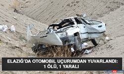 Elazığ’da Otomobil Uçurumdan Yuvarlandı: 1 Ölü, 1 Yaralı