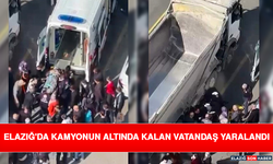 Elazığ'da Kamyonun Altında Kalan Vatandaş Yaralandı