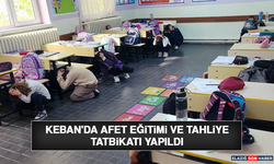 Keban'da Afet Eğitimi ve Tahliye Tatbikatı Yapıldı