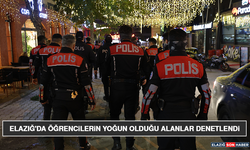 Elazığ'da Öğrencilerin Yoğun Olduğu Alanlar Denetlendi