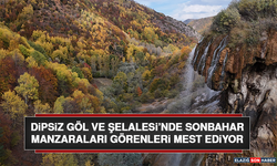 Dipsiz Göl ve Şelalesi’nde Sonbahar Manzaraları Görenleri Mest Ediyor