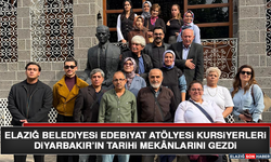Elazığ Belediyesi Edebiyat Atölyesi Kursiyerleri Diyarbakır’ın Tarihi Mekânlarını Gezdi