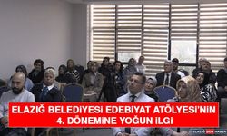 Elazığ Belediyesi Edebiyat Atölyesi’nin 4. Dönemine Yoğun İlgi