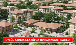 Eylül Ayında Elazığ’da Bin 622 Konut Satıldı