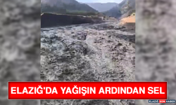Elazığ'da Yağışın Ardından Sel