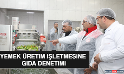 Yemek Üretim İşletmesine Gıda Denetimi