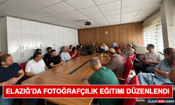 Elazığ'da Fotoğrafçılık Eğitimi Düzenlendi