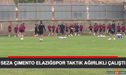 Seza Çimento Elazığspor Taktik Ağırlıklı Çalıştı