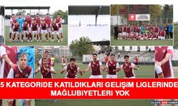 5 Kategoride Katıldıkları Gelişim Liglerinde Mağlubiyetleri Yok