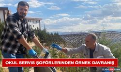 Okul Servis Şoförlerinden Örnek Davranış