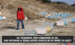 22 Yaşında Diplomasını Aldı, 250 Kovanla Başladığı Arıcılıkta Bine Ulaştı