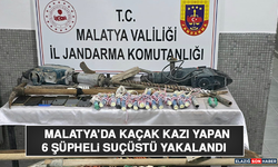 Malatya’da Kaçak Kazı Yapan 6 Şüpheli Suçüstü Yakalandı
