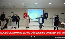 Elazığ’da 329 Okul Bahçe Görevlisine Güvenlik Eğitimi