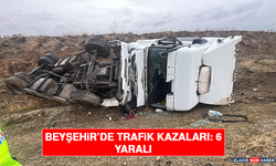 Beyşehir’de Trafik Kazaları: 6 Yaralı