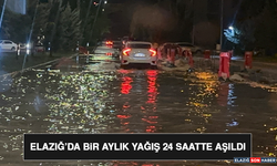 Elazığ’da Bir Aylık Yağış 24 Saatte Aşıldı