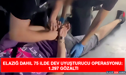 Elazığ Dahil 75 İlde Dev Uyuşturucu Operasyonu: 1.297 Gözaltı