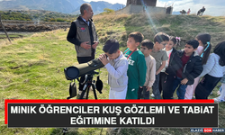 Minik Öğrenciler Kuş Gözlemi ve Tabiat Eğitimine Katıldı